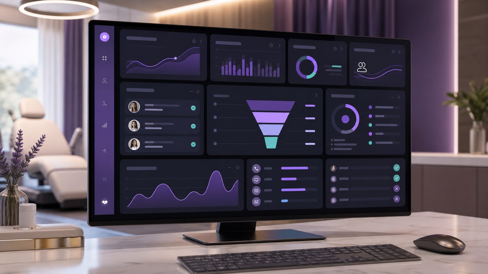 Gritta AI weekly performance dashboard and show-up results